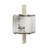Предохранитель плавкий ножевой NH3 gG 315A/800V 120kA DC для защиты инверторов 004184498 ETI