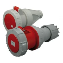 Силова розетка кабельна ESH 6353 63A 3P+N+PE IP67 червона 004482013 ETI