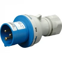 Силовая вилка кабельная EV 1643 16A 3P+PE IP44 синяя 004482017 ETI