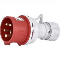 Силовая вилка кабельная EV 1653 16A 3P+N+PE IP44 красная 004482018 ETI