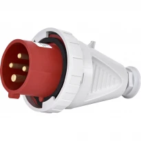 Силовая вилка кабельная EVH 1643 16A 3P+PE IP67 красная 004482025 ETI
