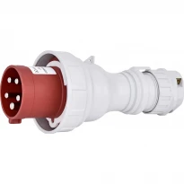 Силовая вилка кабельная EVH 6353 63A 3P+N+PE IP67 красная 004482031 ETI