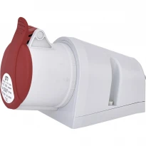Силовая розетка настенная EZ 3253 32A 3P+N+PE IP44 красная 004482039 ETI