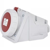 Силовая розетка настенная EZH 1643 16A 3P+PE IP67 красная 004482041 ETI