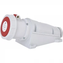 Силовая розетка настенная EZH 6353 63A 3P+N+PE IP67 красная 004482047 ETI