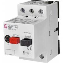 Автомат для захисту електродвигуна MS25-0,4 0,25-0,4A 50kA 004600030 ETI