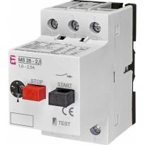 Автомат для захисту електродвигуна MS25-2,5 1,6-2,5A 50kA 004600070 ETI