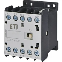 Миниконтактор CEC016.10-24V-DC 3 полюса 22A DC 24V 3NO+(1NO) 004641106 ETI
