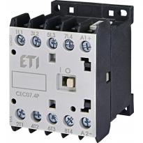 Мініконтактор CEC07.4P-230V-50/60Hz 4 полюси 18A AC 230V 4NO 004641200 ETI