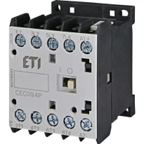 Миниконтактор CEC09.4P-24V-DC 4 полюса 20A DC 24V 4NO 004641211 ETI