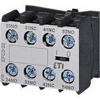 Блок контактів EFC0-22 10A 2NO+2NC для мініатюрних контакторів CEC0 3p 004641524 ETI