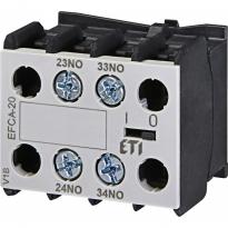 Блок контактов EFCA-20 10A 2NO для контакторов миниатюрных CECA0 004641530 ETI