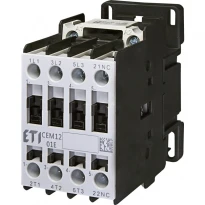 Электромагнитный контактор силовой CEM12.01-230V-50/60Hz 3 полюса AC 230V 12A 3NO+(1NC) 004643113 ETI