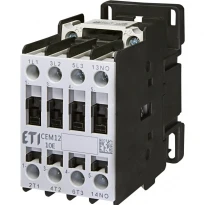 Контактор силовой CEM12.10-24V-50/60Hz 3 полюса AC 24V 12A 3NO+(1NO) 004643120 ETI