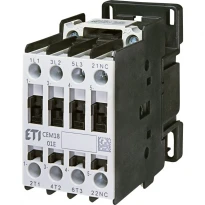 Контактор силовой CEM18.01-230V-50/60Hz 3 полюса AC 230V 18A 3NO+(1NC) 004644113 ETI