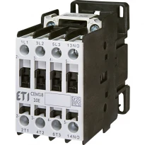 Пускатель (контактор) силовой CEM18.10-110V-50/60Hz 3 полюса AC 110V 18A 3NO+(1NO) 004644122 ETI