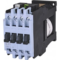 Контактор силовой CES 6.10-24V DC 3 полюса 6A DC 24V 3NO+(1NO) 004646504 ETI