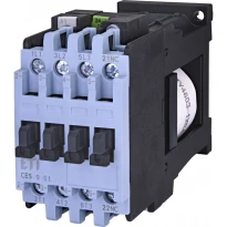 Электромагнитный контактор силовой CES 9.01-24V DC 3 полюса 9A DC 24V 3NO+(1NC) 004646519 ETI