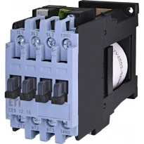 Электромагнитный контактор силовой CES 12.10-24V DC 3 полюса 12A DC 24V 3NO+(1NO) 004646524 ETI