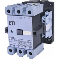 Пускатель (контактор) силовой CES 65.22-24V-50/60Hz 3 полюса 65A AC 24V 3NO+(2NO+2NC) 004646561 ETI