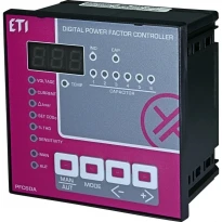 Регулятор реактивной мощности PFC 6 DA 6 ступеней AC230/415VAC 195...460VAC 5,8VA 004656570 ETI