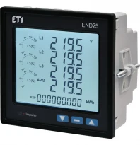 Аналізатор мережі END25-RSA 96x96мм RS-485 2 вихідні контакти 4656954 ETI