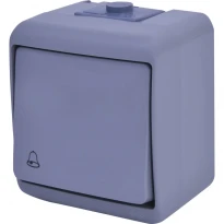 Кнопка "Дзвінок" VHE-4-SR 10A IP54 сірий 004668063 ETI