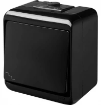 Вимикач "сходовий" VHE-3-BL чорний IP54 4668082 ETI