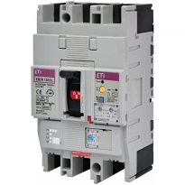 Силовой автоматический выключатель 100A 25kA 3 полюса EB2R 125/3L 100A 3P 004671505 ETI
