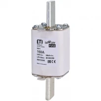 Предохранитель плавкий ножевой NH1 gBat 160A/550V DC 30kA для защиты аккумуляторных батарей 004723265 ETI