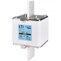 Предохранитель плавкий ножевой NH3 gS 400A/800V 120kA DC для защиты инверторов 004725233 ETI
