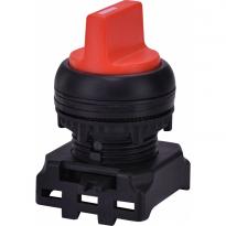 Вимикач поворотний без контактів EGS2-N90-R з фіксацією 0-I 90° червоний 004771320 ETI