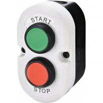 Пост кнопковий ESE2-V4 2 кнопки "START"+"STOP" 1NO+1NC IP65 сіро-чорний 004771442 ETI