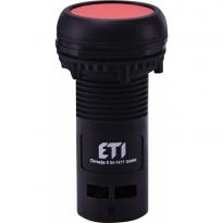Кнопка ECF-01-R моноблочная углубленная 1NC красная 004771460 ETI