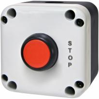 Пост кнопочный ESB1-V2 1 кнопка "START" 1NC IP65 серо-черный 004771622 ETI