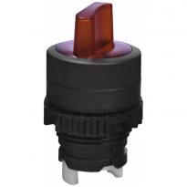 Выключатель поворотный без контактов NSE-S2I-F90-R с подсветкой с фиксацией 0-I 90° красный 004774090 ETI