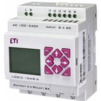 Програмоване реле LOGIC-10HR-A 100-240V AC 6 цифрових входів 4 виходи 004780001 ETI