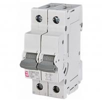 Автоматический выключатель ETIMAT P10/R-DC 2 полюса 6A 10kA тип C 690621107 ETI