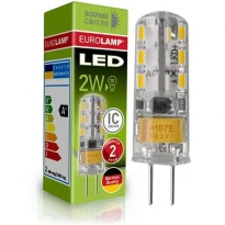Светодиодная лампа LED-G4-0240(220) капсульная G4 2W 4000K 220V Eurolamp