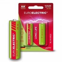 Лужна батарейка AA LR6 1.5V 1900mAh блістер 2 шт BL-AA-EE(2) Euroelectric