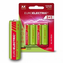 Лужна батарейка AA (LR6) 1,5 V 1900 mAh, блістер 4 шт., BL-AA-EE(4) Euroelectric