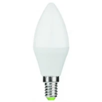 Лампочка светодиодная C37 E14 6W 3000K 220V LED-C37-06143(P) Eurolamp