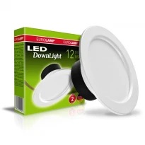 Светодиодный встраиваемый светильник LED-DLR-12/3(Е) 12W 3000K Eurolamp
