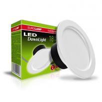 Світлодіодний врізний світильник LED-DLR-18/4(Е) 18W 4000K Eurolamp
