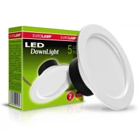 Встраиваемый LED светильник LED-DLR-5/3(Е) 5W 3000K Eurolamp