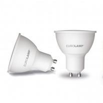 Светодиодная лампа LED-SMD-05103(D) ECO PAR16 GU10 5W 3000K 220V Eurolamp