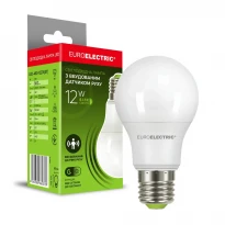 LED лампа с датчиком движения A60 E27 12W 1000Lm 4000K 220-240V LED-A60-12274(ST) Euroelectric