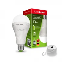 Светодиодная лампа с аккумулятором A70 E27 10W 680Lm 4500K 1200mAh LED-A70-09274(EM) EUROLAMP