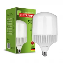 Светодиодная лампа сверхмощная 50W 5200Lm 6500K E40 175-240V Ra85 200° LED-HP-50406(new) EUROLAMP
