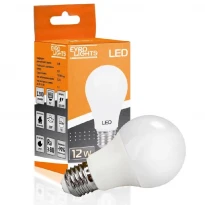 Экономичная LED-лампа 12W 4200K A-12-4200-27 Е27 A60 000058666 ЕВРОСВЕТ